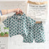 All over print Lapel Shirt Short Sleeve Set Boys' casual shorts two-piece set